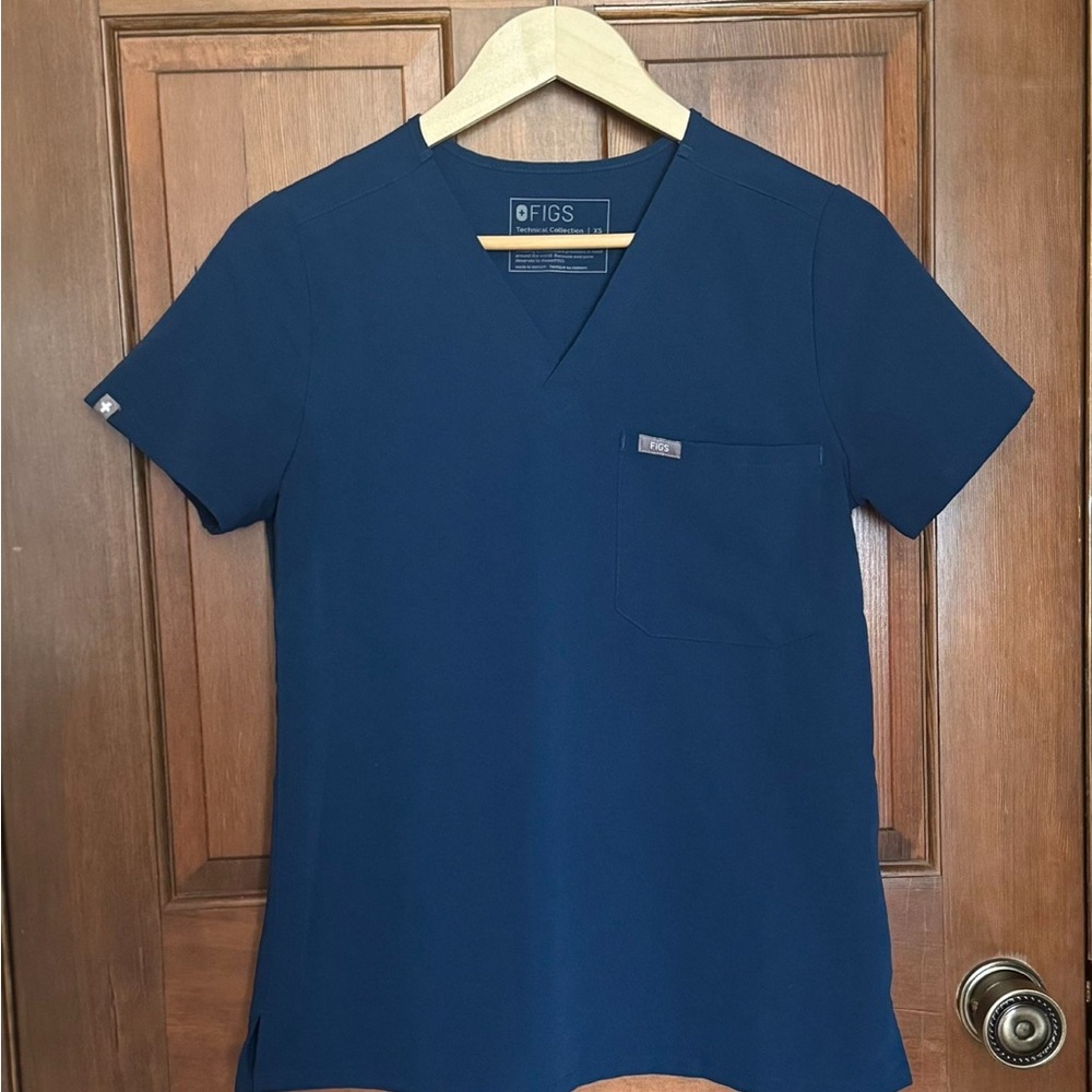 Figs Scrub Set Reef Blue
